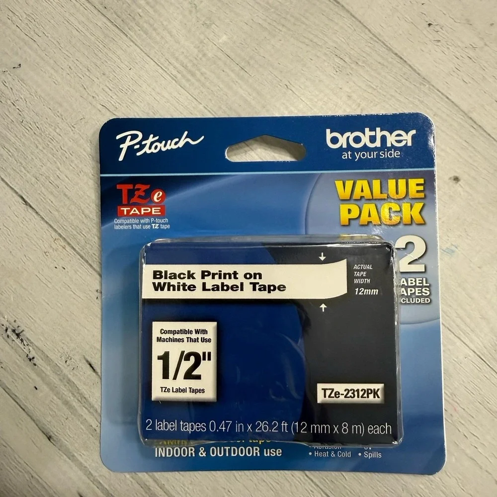 Brother TZ-2312PK P-Touch 1/2